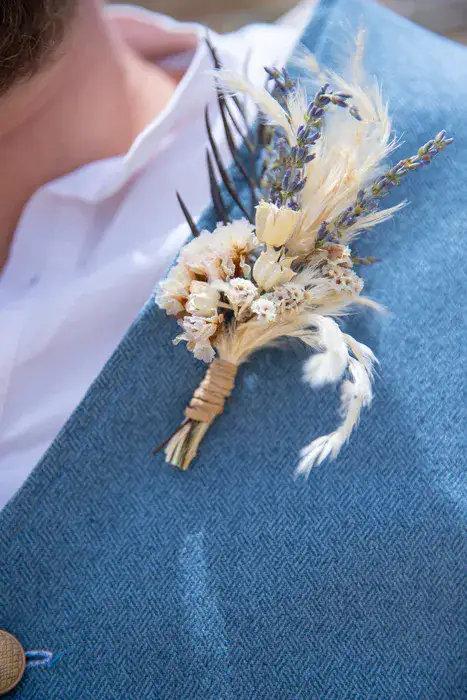 סיכת דש לחתן Lavender