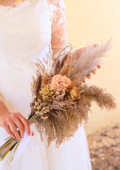 זר כלה Dry Wild