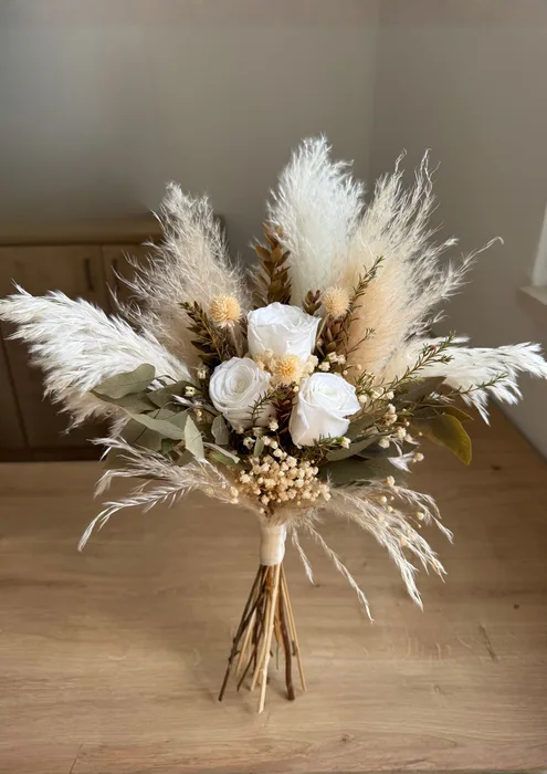 זר כלה Classic green