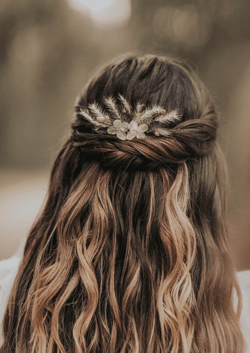 מסרקית פמפס לבנה