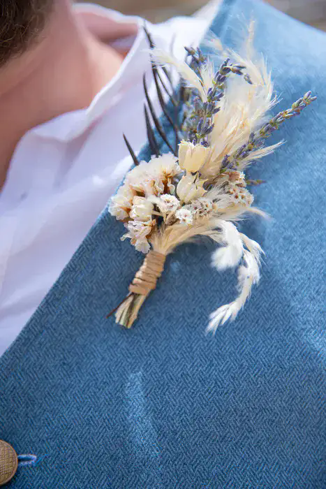 סיכת דש לחתן Lavender